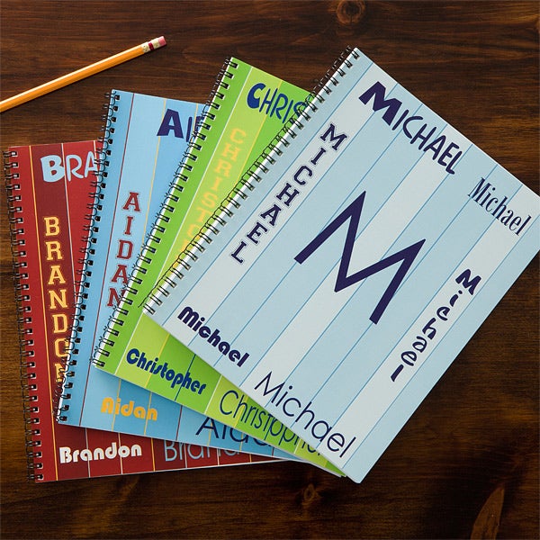 personalized notebooks for kids