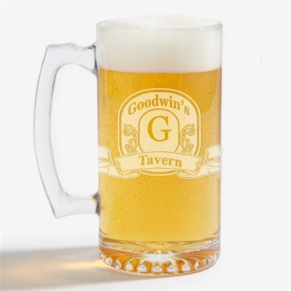 Personalized Beer Mugs - Engraved Bar Sign - 11908