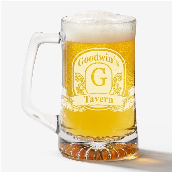Personalized Beer Mugs - Engraved Bar Sign - 11908