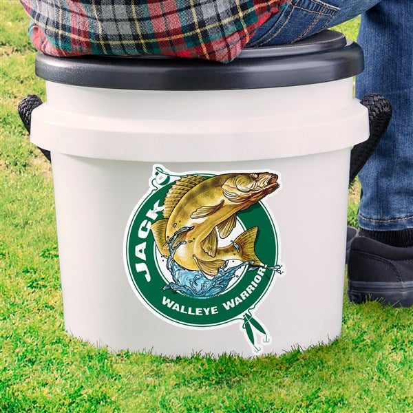 Personalized Fishing Bucket Cooler - Sit 'n Fish - 11919