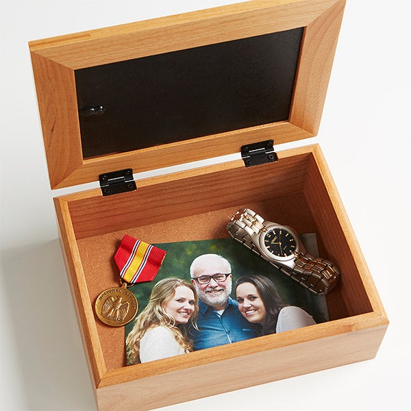 Personalized Photo Keepsake Box Definition of Dad