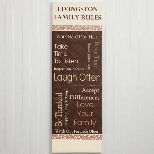 personalized canvas art family