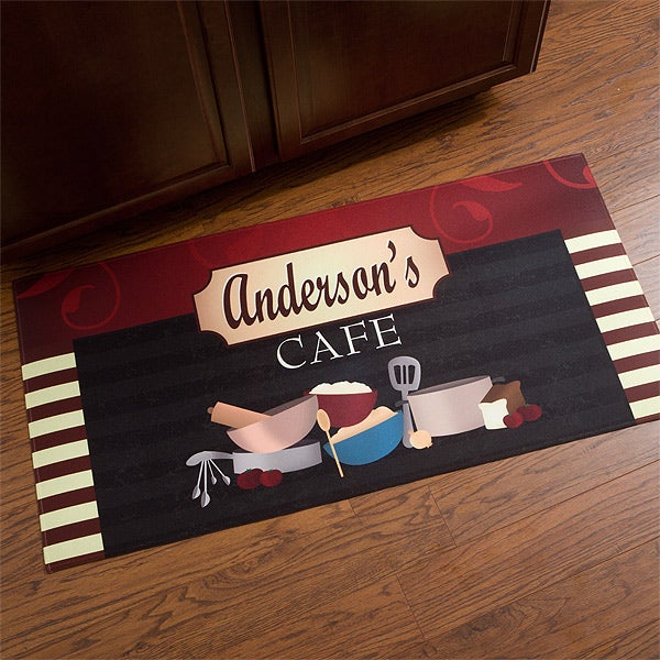 Personalized Kitchen Mat - Family Bistro - 12005