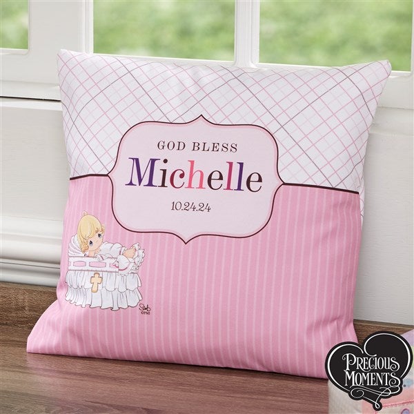 Personalized Christening Pillows - Precious Moments - 12065