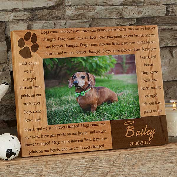 Personalized Pet Memorial Picture Frame 4x6