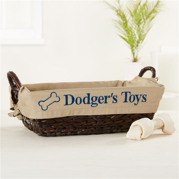 Personalized Dog Toy Baskets - 12141