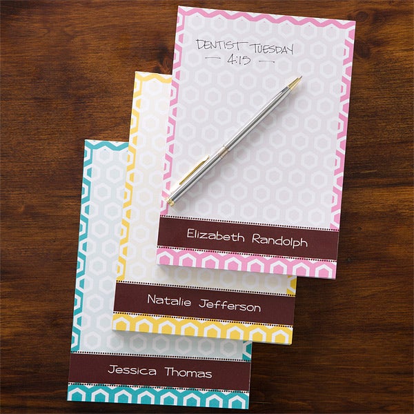 Personalized Notepads for Women Her Design
