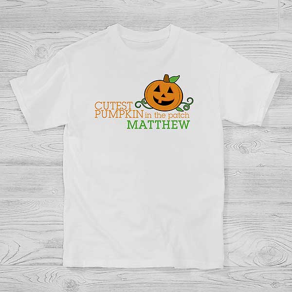 Kids sales pumpkin shirt