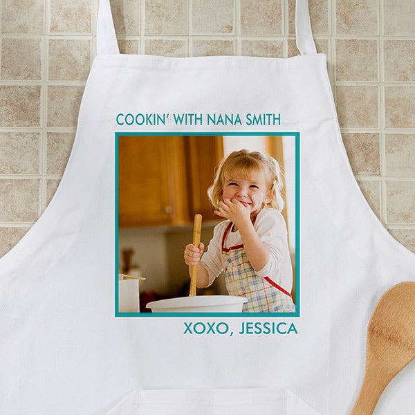 Personalized Photo Aprons & Potholders - 12384