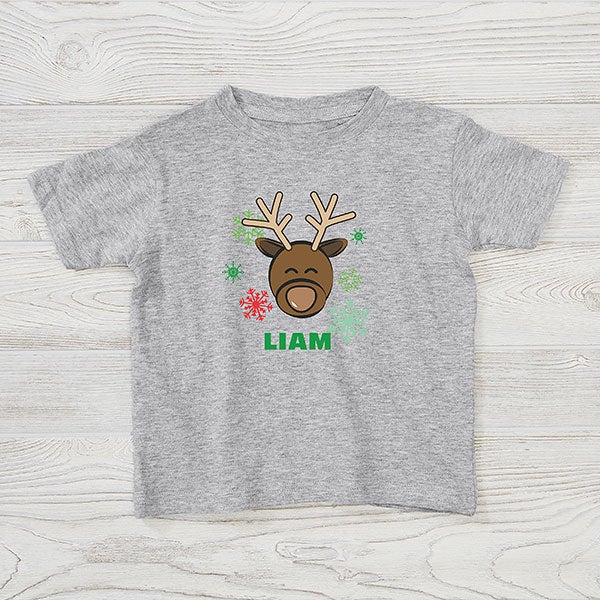 Personalized Kids Christmas Clothing - Reindeer - 12385