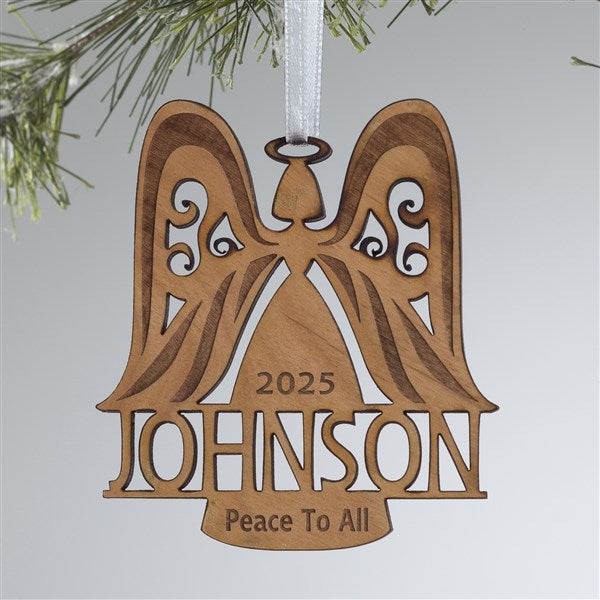 Personalized Christmas Ornaments - Family Angel - 12397