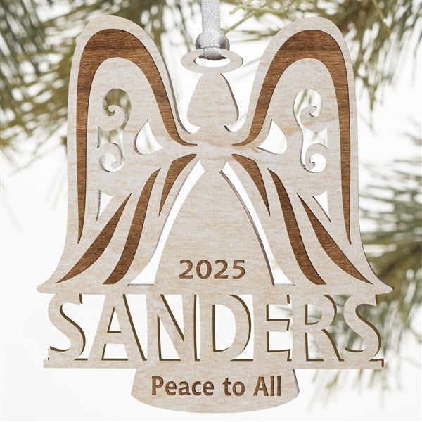 Personalized Christmas Ornaments - Family Angel - 12397