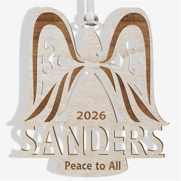 Personalized Christmas Ornaments - Family Angel - 12397