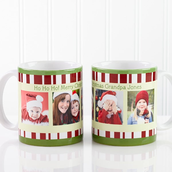 Personalized Christmas Photo Coffee Mugs - 12409