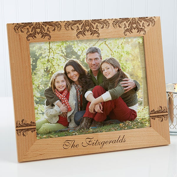 Personalized Family Picture Frames - Damask - 12415