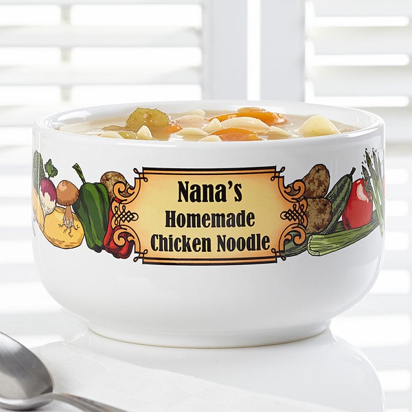 Personalized Soup Bowls - Soup's On - 12440