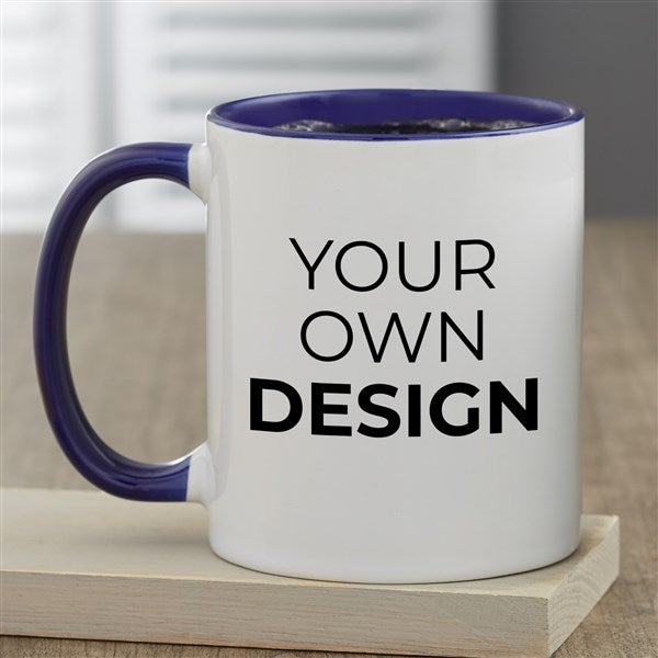 thumbnail image 2 of Create Your Own Custom White Ceramic Coffee Mug – MugsByThugs, Dishwasher & Microwave Safe 2 of 2