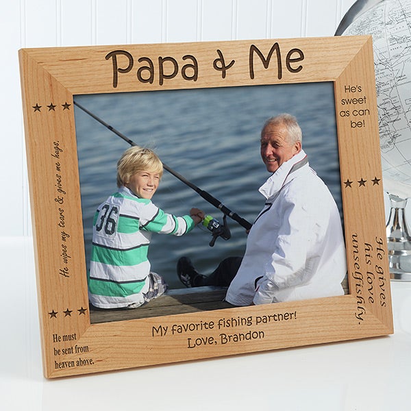 personalized grandparents wood 8x10