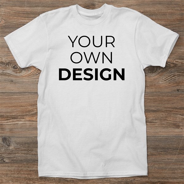 Custom Personalized T-Shirt – Add Your Own Text – Unisex Short Sleeve – Gray