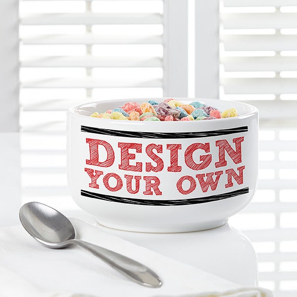 Design Your Own Personalized Cereal Bowls
