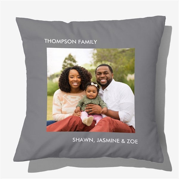 Personalized Photo Throw Pillows - 12552