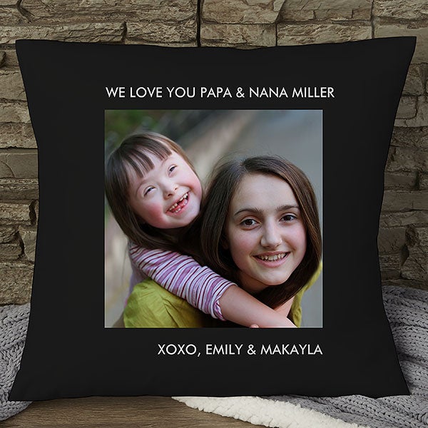 Personalized Photo Throw Pillows - 12552