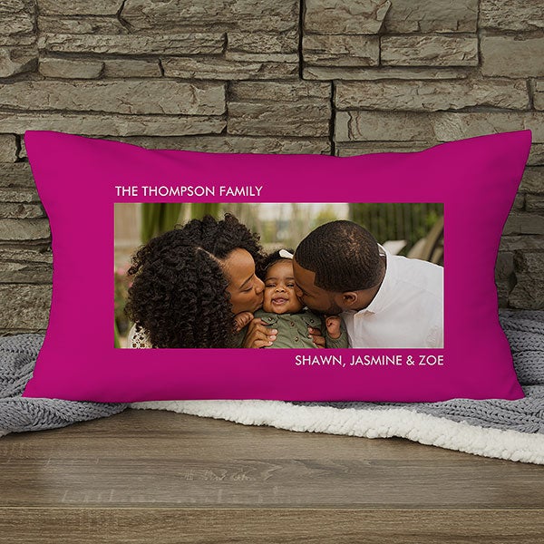 Personalized Photo Throw Pillows - 12552