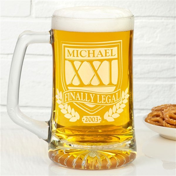 Personalized Birthday Beer Mugs - Brewmasters - 12622