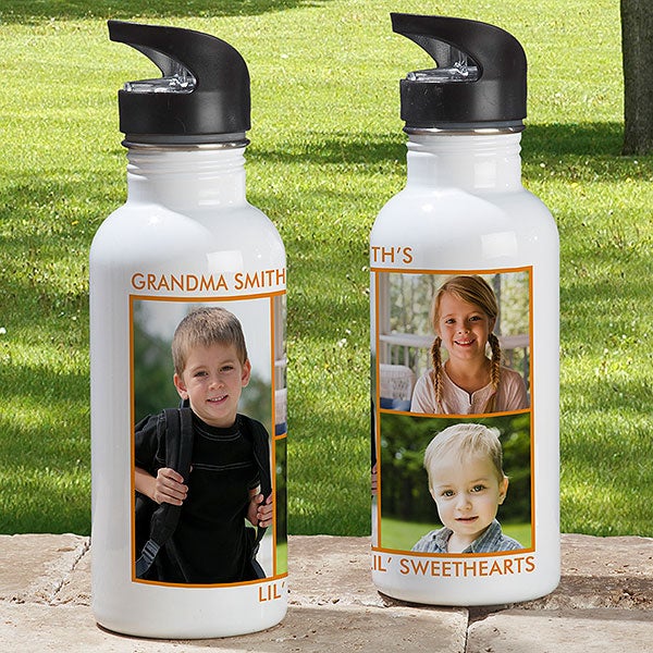 Personalized Photo Water Bottles - Picture Perfect - 12732