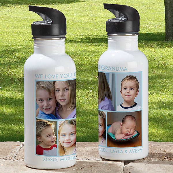 Personalized Photo Water Bottles - Picture Perfect - 12732