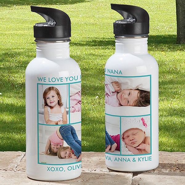 Personalized Photo Water Bottles - Picture Perfect - 12732