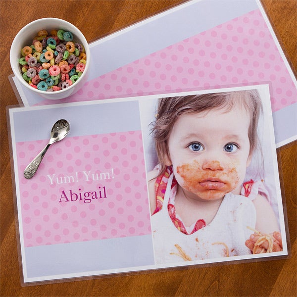 Personalized Photo Placemat for Kids