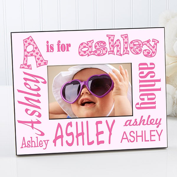 Personalized Alphabet Name Picture Frame