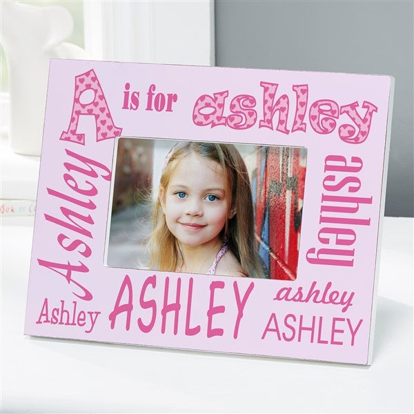 Personalized Alphabet Name Picture Frame - 1279