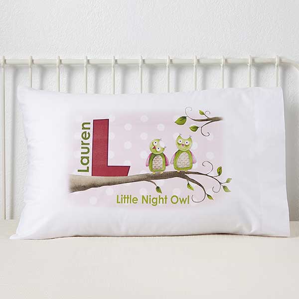 Personalized Kids Pillowcases Owl About You