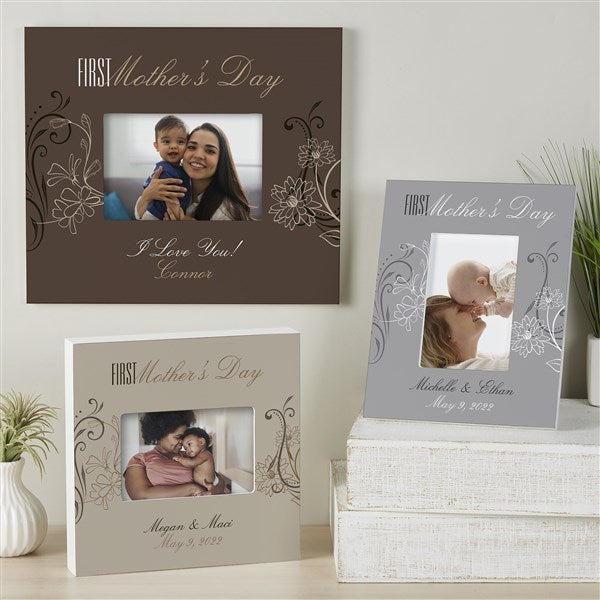 Personalised Acrylic Photo Block Frame Custom Create Design Your Own Mothers Day 