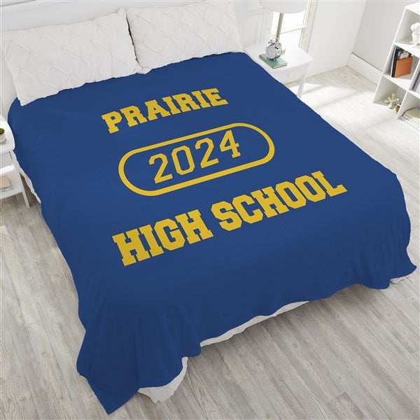 School Pride Personalized Blankets - 12940