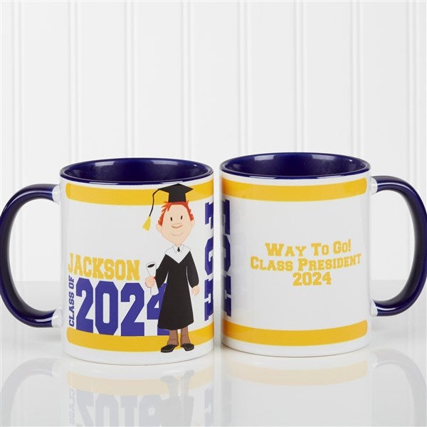 Personalized Graduation Coffee Mugs - Graduation Characters - 12954
