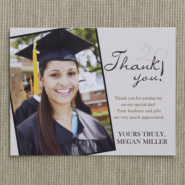 Graduation Thank You Cards Template Thank You Card Design Design Trends Premium PSD