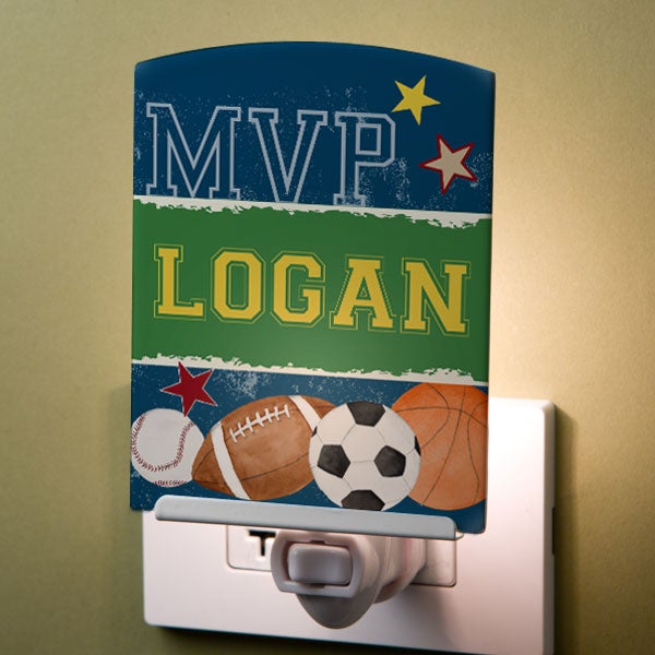 Personalized Kids Night Lights - Sports - 12998