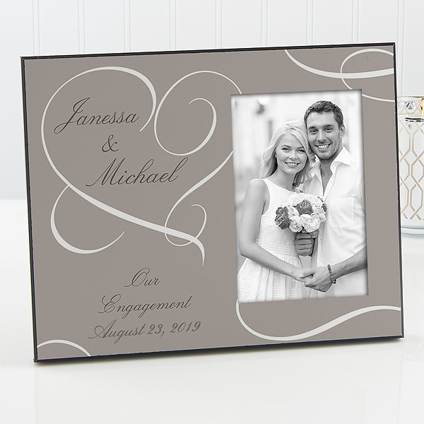 engagement picture frames handmade personalization mall personalized picture frames our engagement 13024 engagement picture frames handmade personalization mall personalized picture frames our engagement 13024