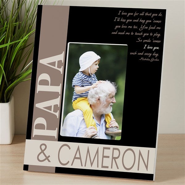 Personalized Father & Son Picture Frames - I Love You Every Day - 13055
