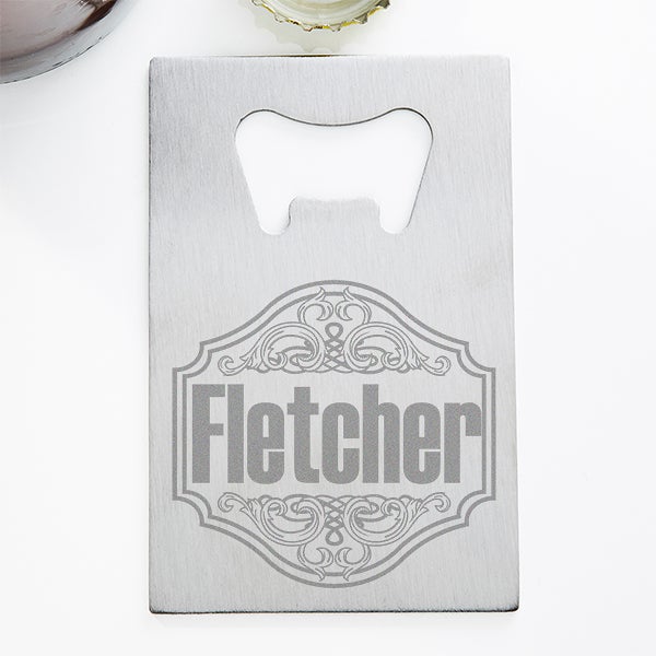 Personalized Credit Card Bottle Opener - My Brew - 13059