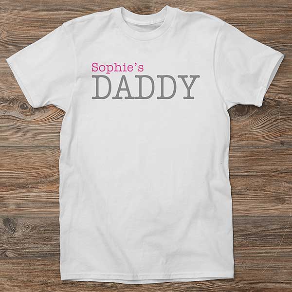 Føderale ret Møntvask Personalized Father Daughter T-Shirts - Daddy