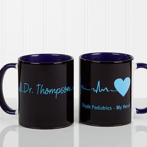 Personalized Doctor Coffee Mugs - Heart of Caring - 13099