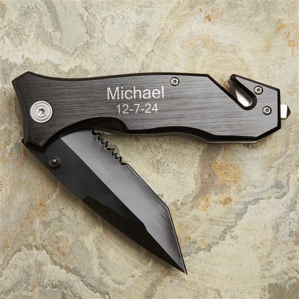 Personalized Pocket Knife - Survivor Emergency Tool - 13107