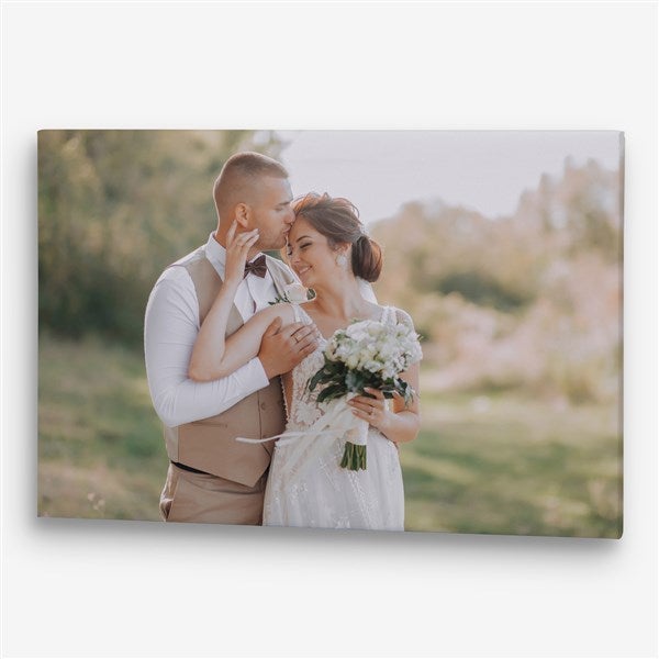 Custom Photo Canvas Print - Wedding Memories - 1316