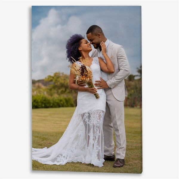Custom Photo Canvas Print - Wedding Memories - 1316