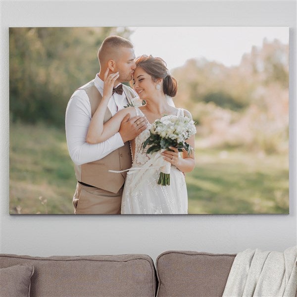 Custom Photo Canvas Print - Wedding Memories - 1316