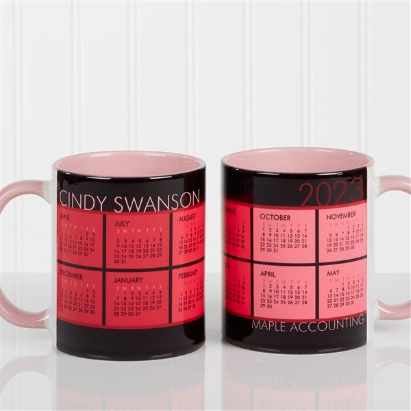 Personalized Calendar Coffee Mug - It's A Date - 13164